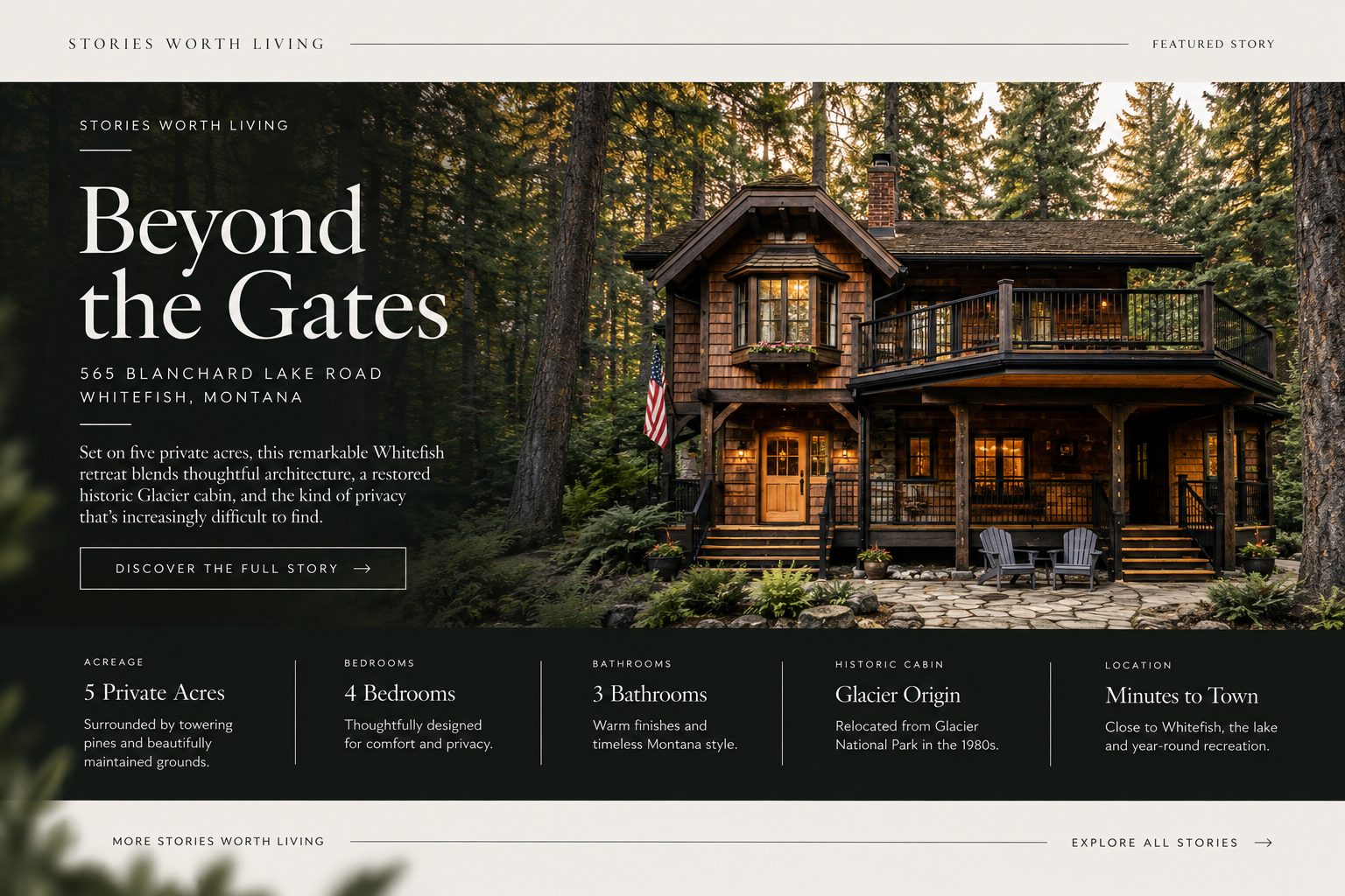 Beyond the Gates — 565 Blanchard Lake Road, Whitefish, Montana